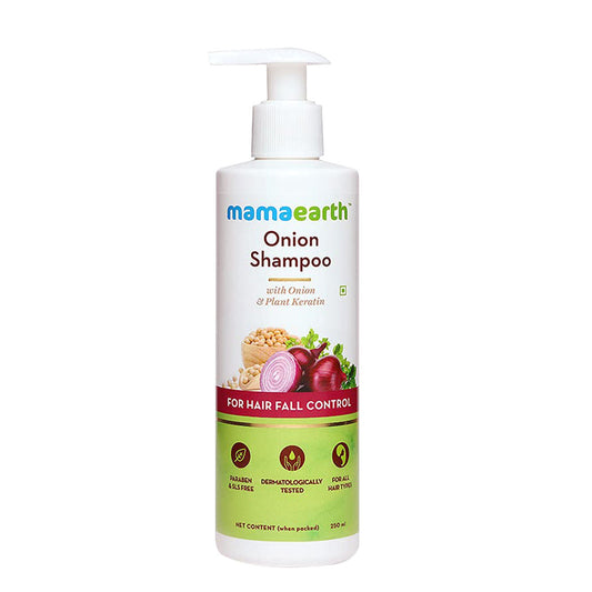 Mamaearth Onion Shampoo For Hair Fall Care 