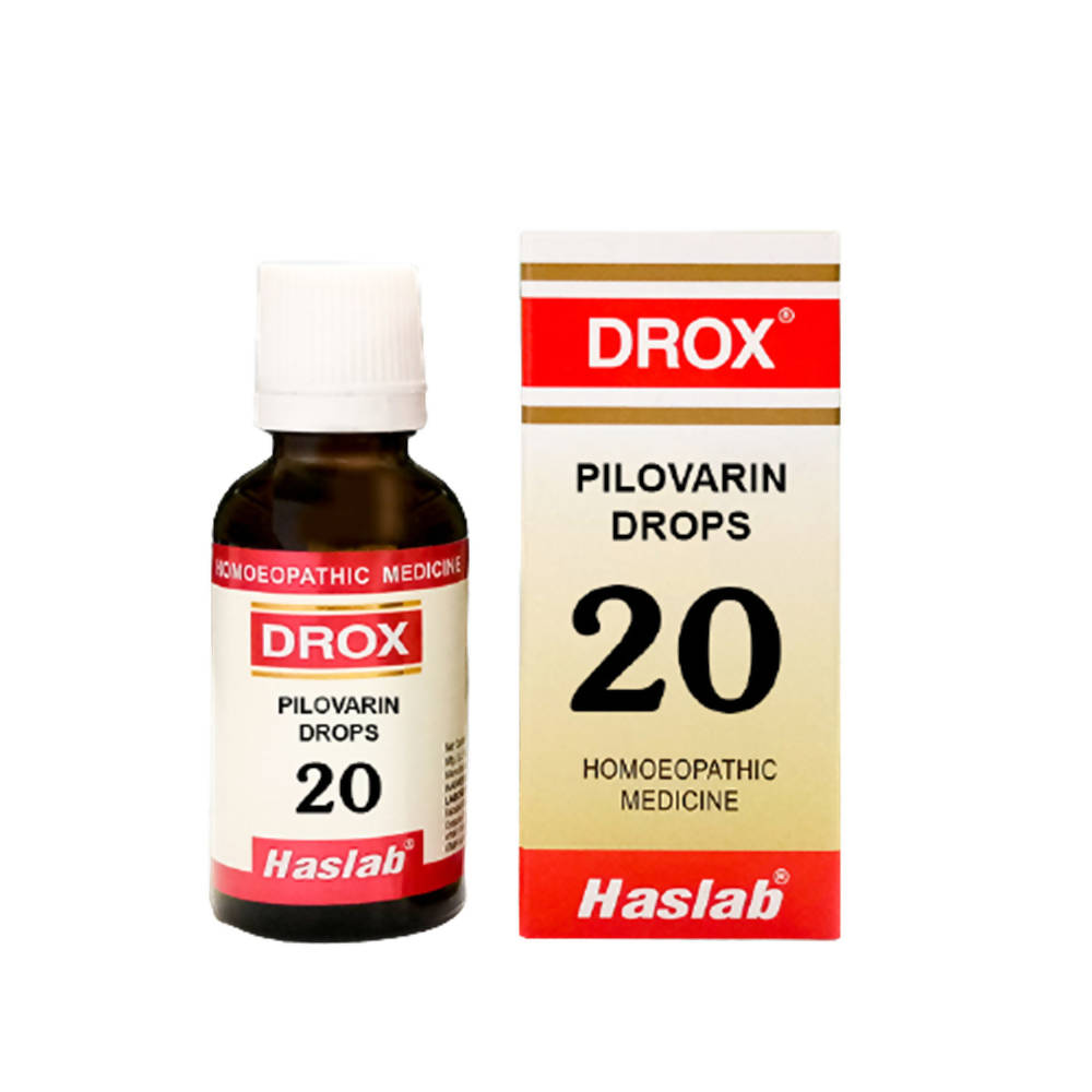 Haslab Homeopathy Drox 20 Pilovarin Drop