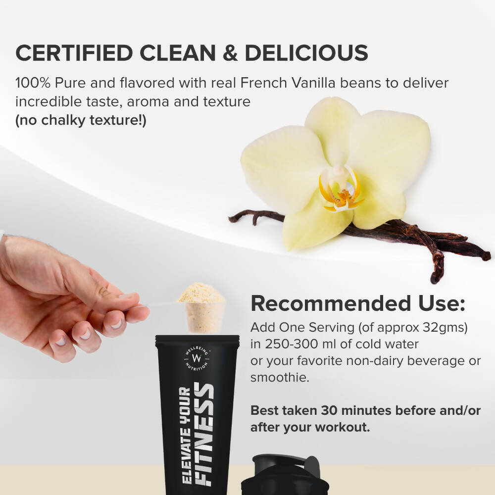 Wellbeing Nutrition Superfood Plant Protein-French Vanilla Caramel