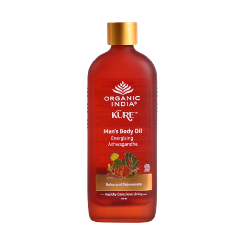 Organic India Mens Body Oil Energising Ashwagandha   