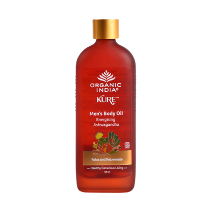 Organic India Mens Body Oil Energising Ashwagandha   