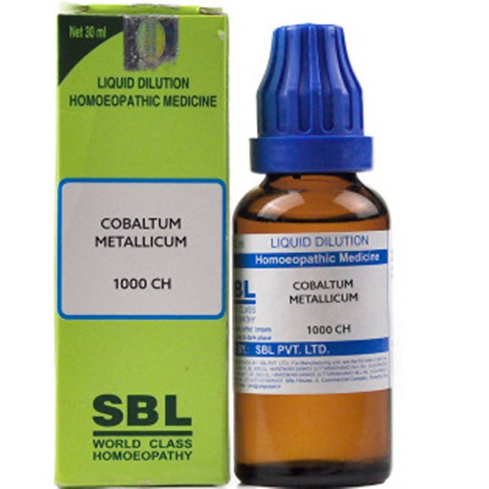 SBL Homeopathy Cobaltum Metallicum Dilution 1000 CH