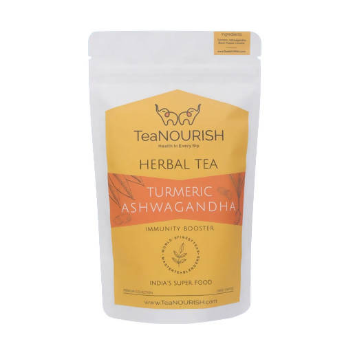 TeaNourish Turmeric Ashwagandha Herbal Tea TrueCure