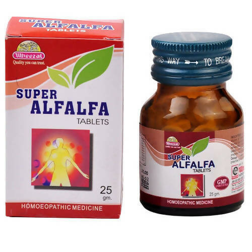 Wheezal Homeopathy Super Alfalfa Tablets TrueCure