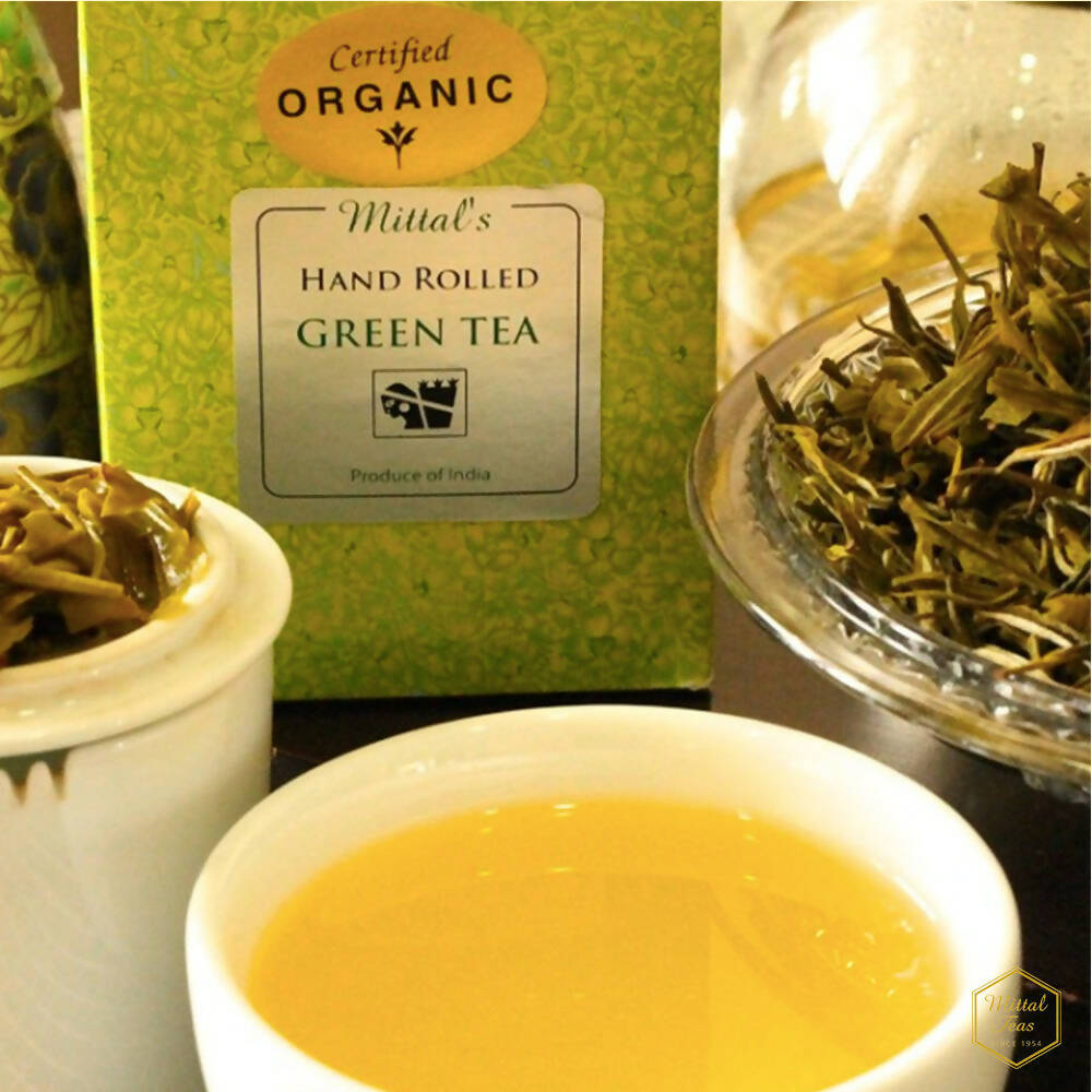 Mittal Teas Hand Rolled Green Tea (Premium)