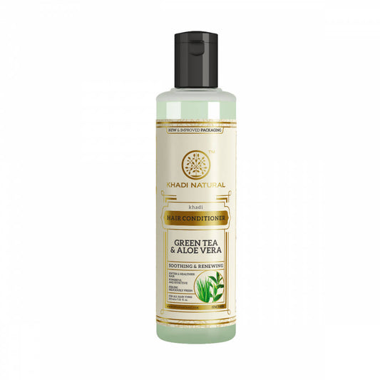Buy Khadi Natural Green Tea & Aloe Vera Herbal Hair Conditioner Online in USA from Chaijava. Fast shipping available.