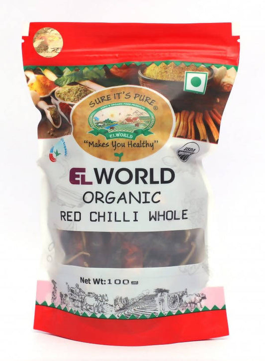 El World Organic Red Chilli Whole, Australia, Canada 