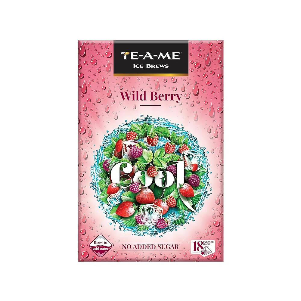 TE-A-ME Cool Wild Berry Iced Infusion Tea Bags