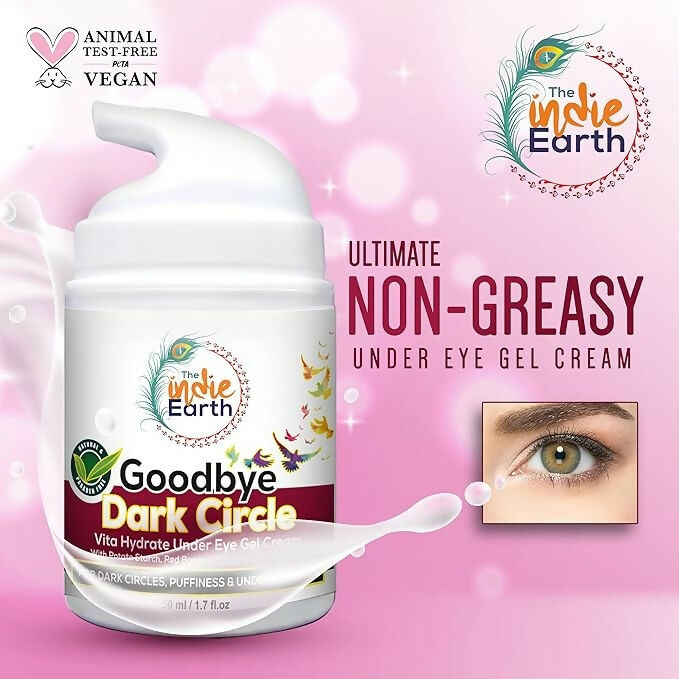 The Indie Earth Good Bye Dark Circles Vita Rich Under Eye Gel Cream