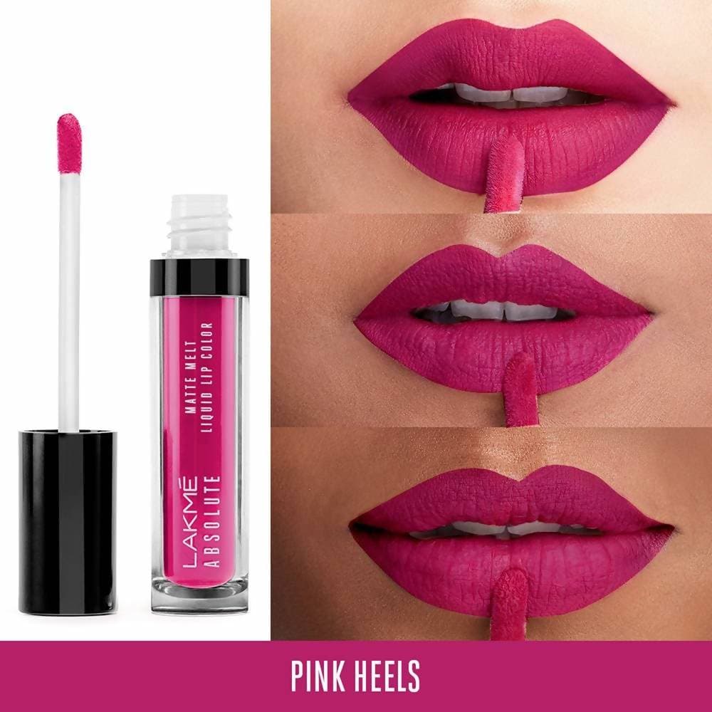 Lakme Absolute Matte Melt Liquid Lip Color - Pink Heels