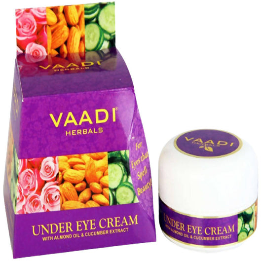 Vaadi Herbals Under Eye Cream Almond Oil and Cucumber Extract TrueCure