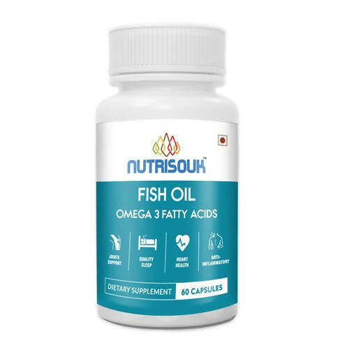 Nutrisouk Fish Oil Omega 3 Fatty Acid Capsules