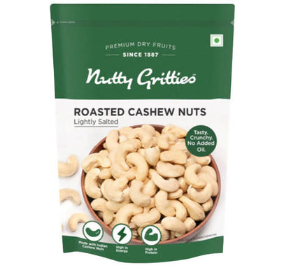 Nutty Gritties Jumbo Roasted Cashew Nuts Lightly Salted