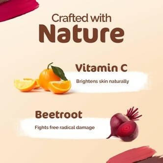 Mamaearth Nourishing Natural Lip Cheek & Eye Tint With Vitamin C & Beetroot-Beet Red