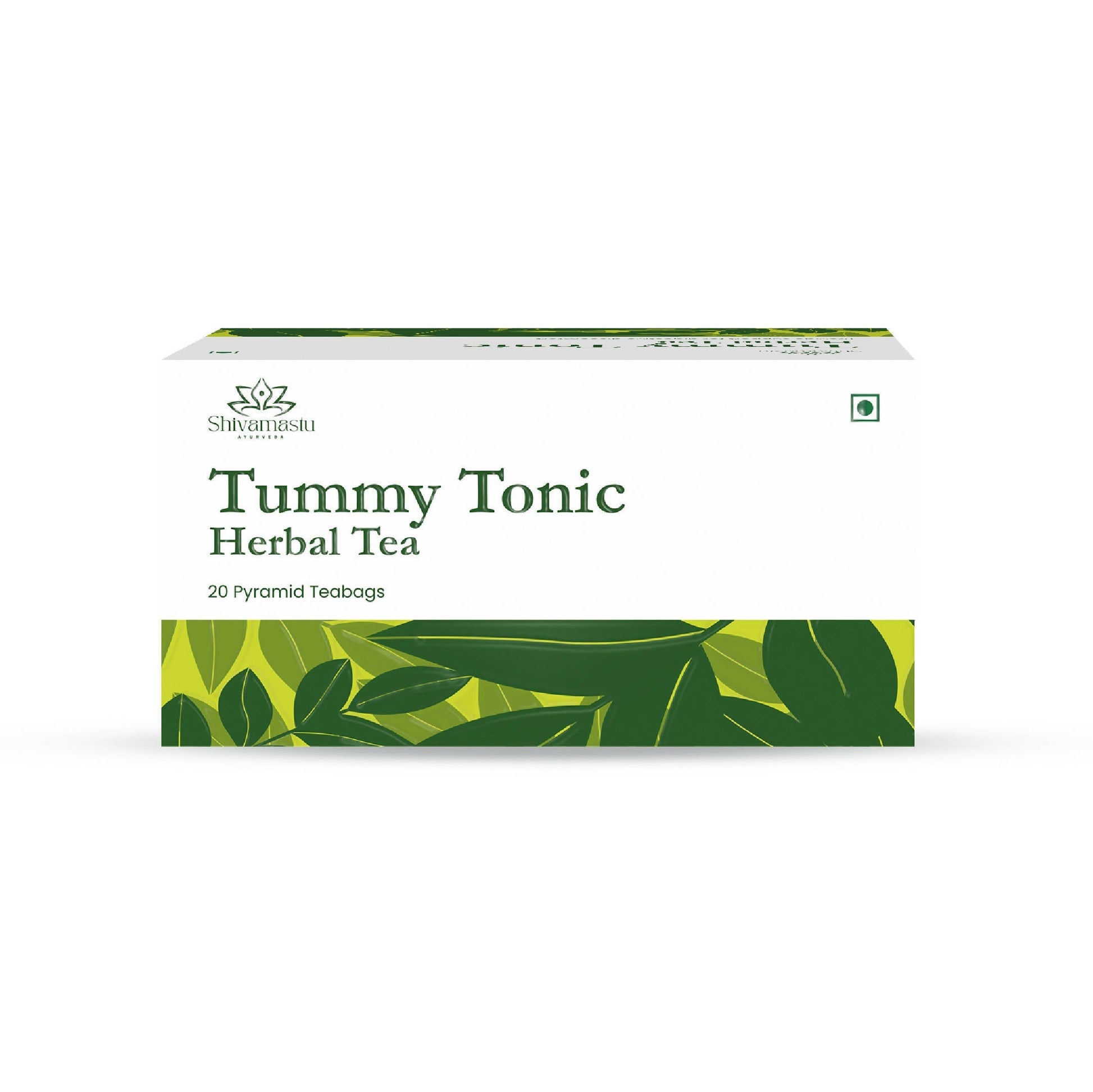 Shivamastu Ayurveda Tummy Tonic Herbal Tea 20 Pyramid Teabags TrueCure