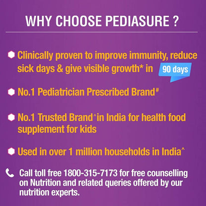 PediaSure Health and Nutrition Drink Powder for kids (Kesar Badam)