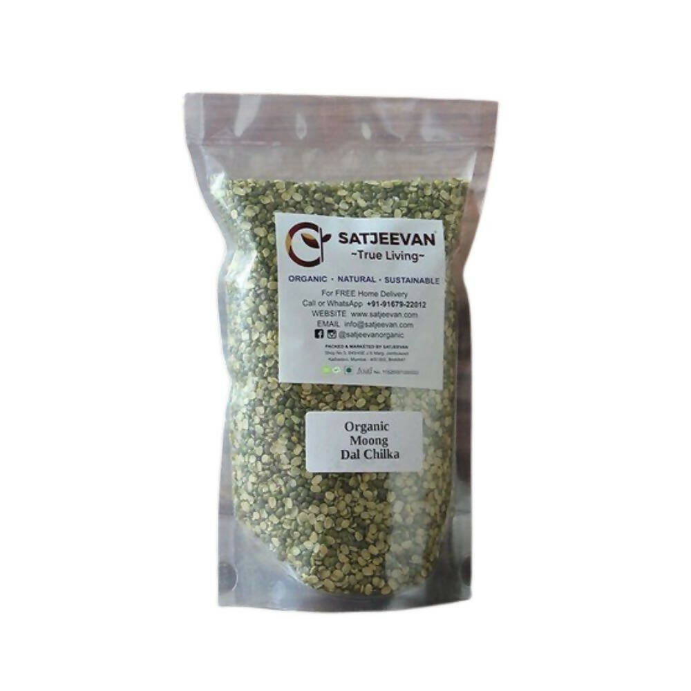 Satjeevan Organic Moong Dal Chilka