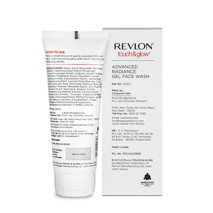 Revlon Touch & Glow Advanced Radiance Gel Face Wash