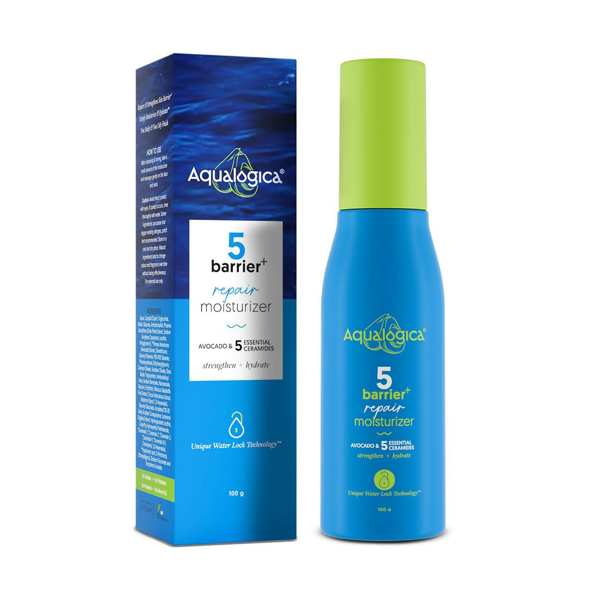 Aqualogica 5 Barrier+ Repair Moisturizer with Avocado & 5 Essential Ceramides