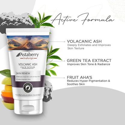 Astaberry Indulge Volcanic Ash Face Scrub