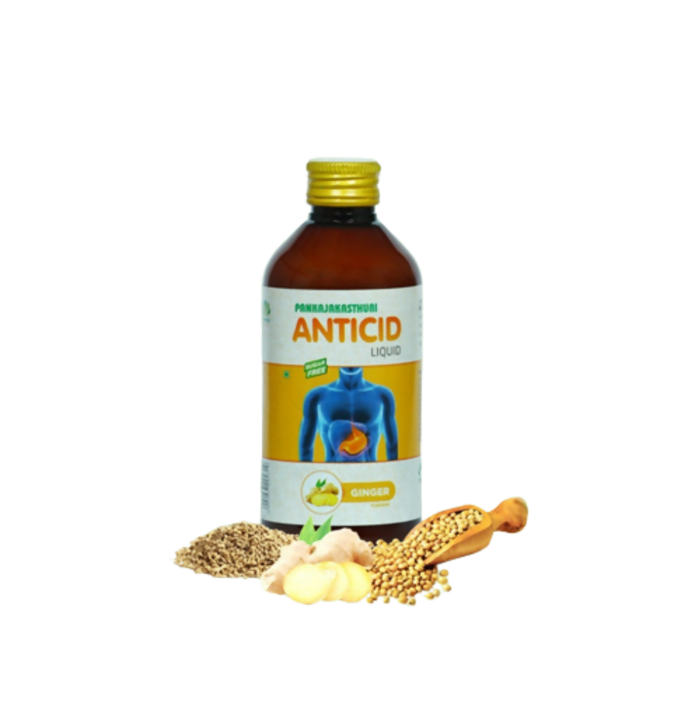 Pankajakasthuri Anticid Liquid Ginger TrueCure