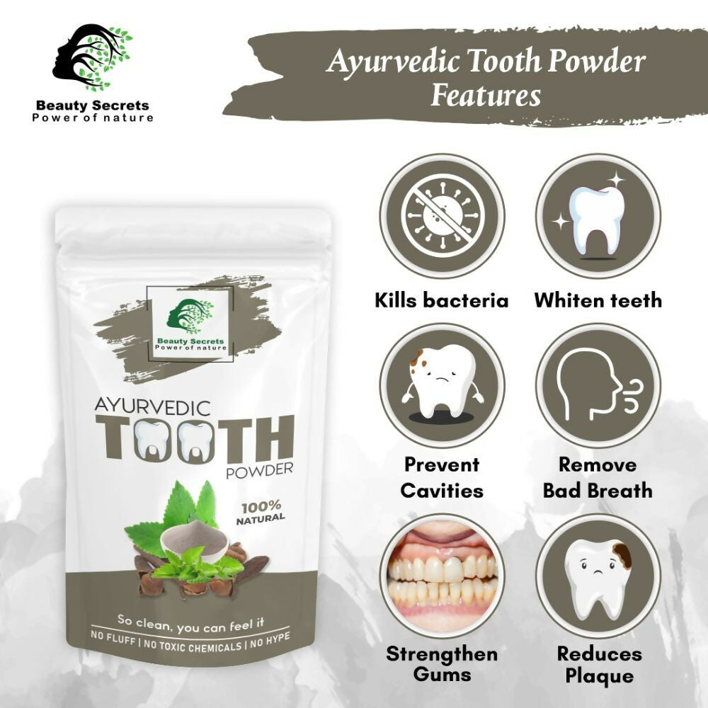 Beauty Secrets Ayurvedic Tooth Powder