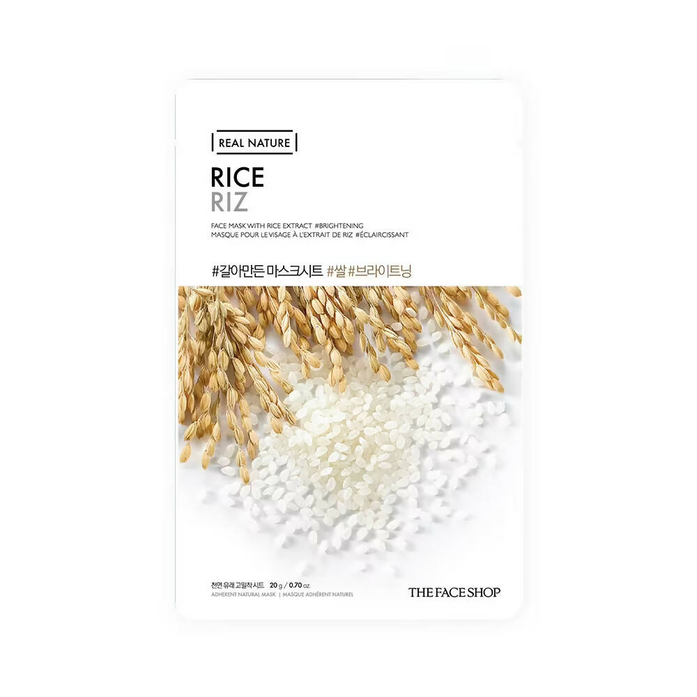 The Face Shop Real Nature Rice Face Mask TrueCure