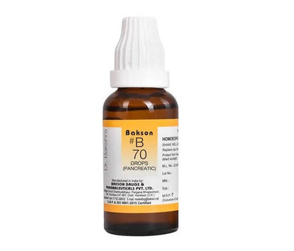 Buy Bakson's natural remedy  B70 Drops Online in USA from Chaijava. Fast shipping available.