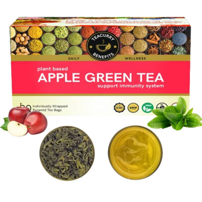 Teacurry Apple Green Tea Bags