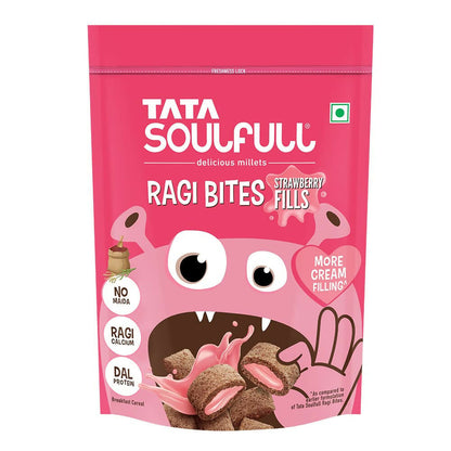 Tata Soulfull Ragi Bites Strawberry Fills Breakfast Cereal