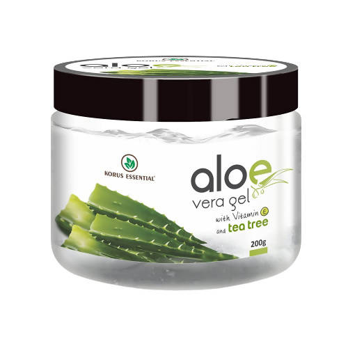 Buy Korus Essential Pure Aloe Vera Gel with Tea Tree and Vitamin E Online in USA from Chaijava. Fast shipping available.