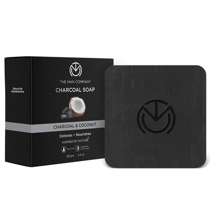 The Man Company Charcoal Soap Bar Charcoal & Coconut TrueCure