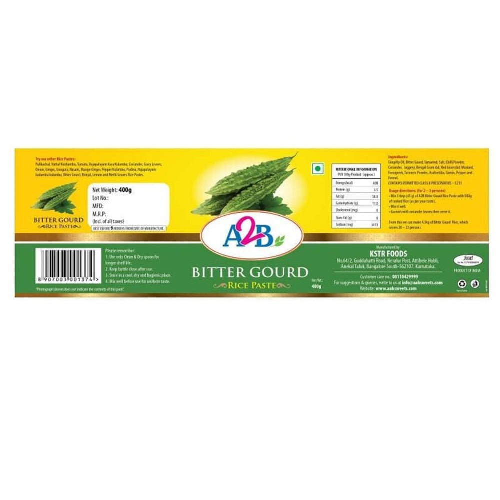 A2B - Adyar Ananda Bhavan Bitter Gourd Rice Paste