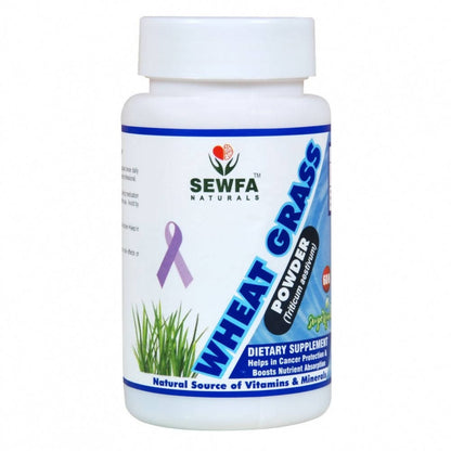 Sewfa Naturals Wheat Grass Powder Capsules TrueCure