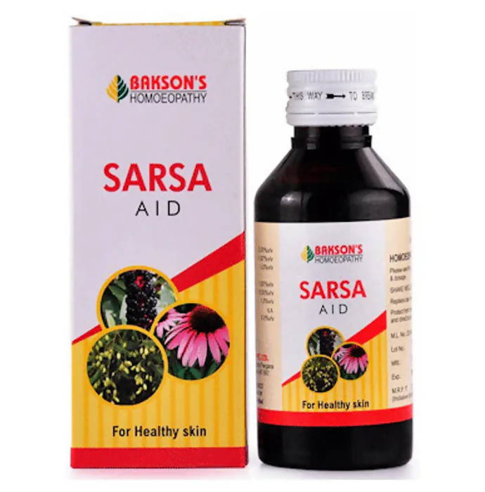 Bakson's Homeopathy Sarsa Aid Syrup 