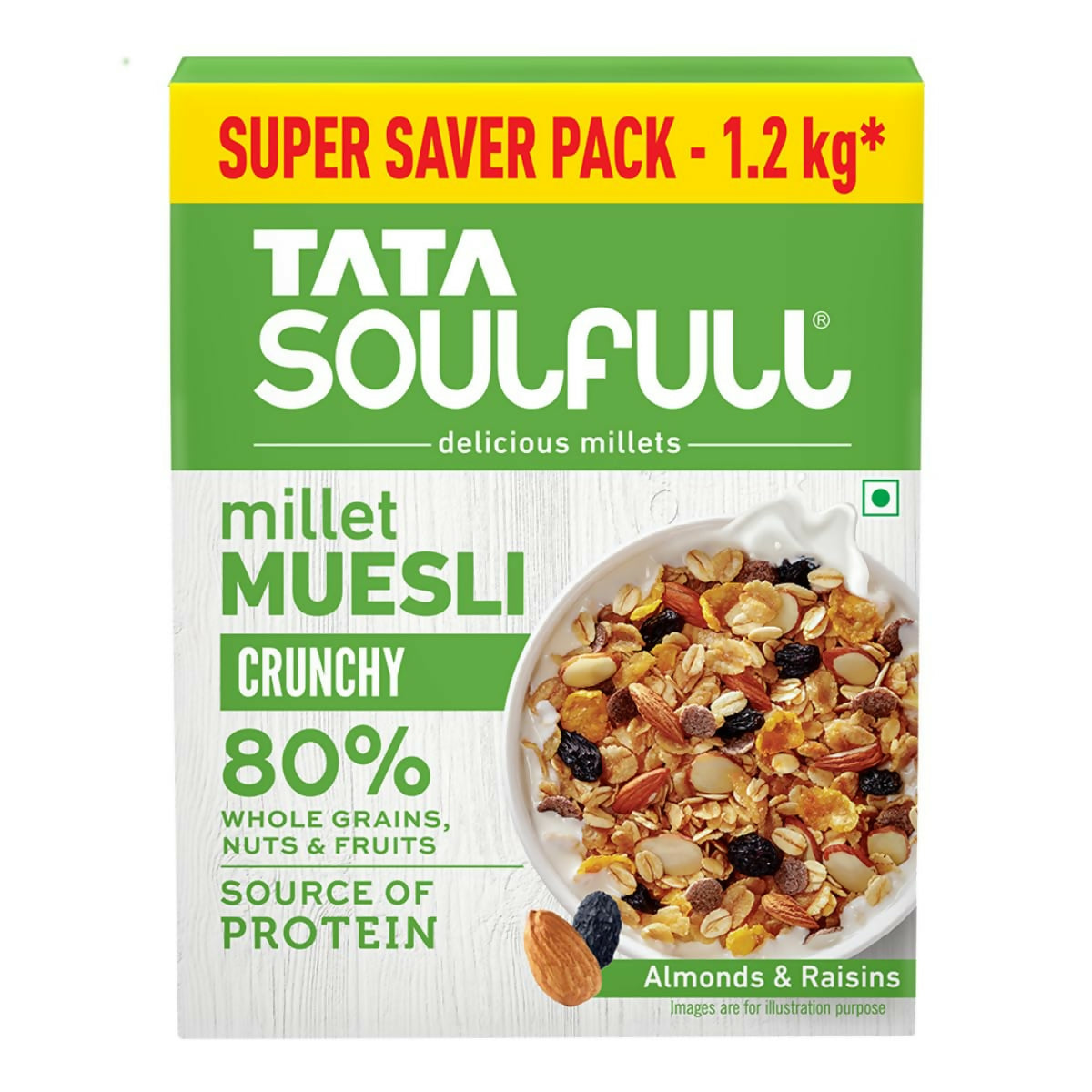 Tata Soulfull Millet Muesli Crunchy Breakfast Cereals TrueCure