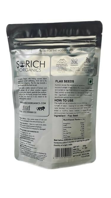 Sorich Organics Flax Seeds - Alsi Seeds