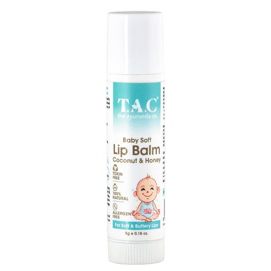 TAC The Ayurveda Co. Baby Coconut & Honey Lip Balm, Australia, Canada 