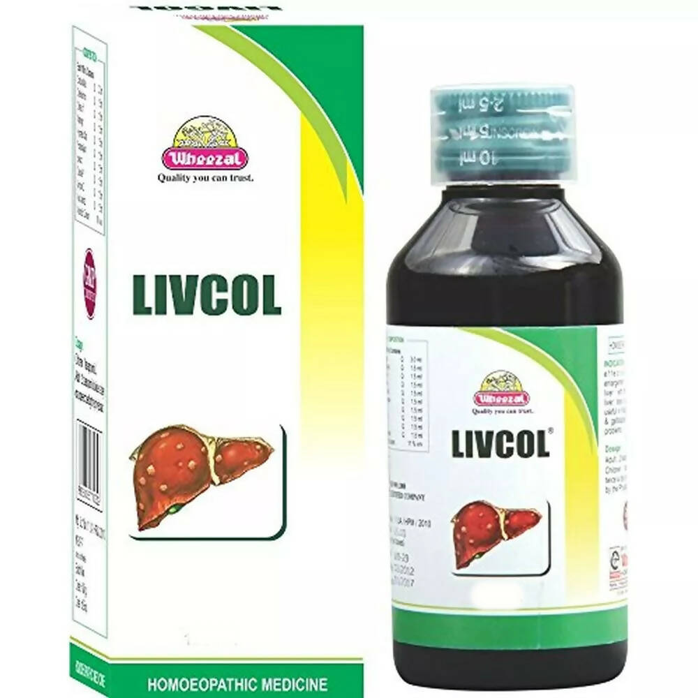 Wheezal Homeopathy Livcol Syrup TrueCure