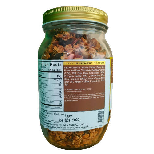 Thenibblebox Coffee Cacao Carnival Granola