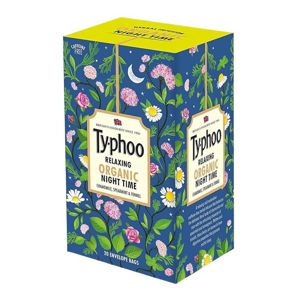 Typhoo Relaxing Organic Night Time Tea Bags TrueCure