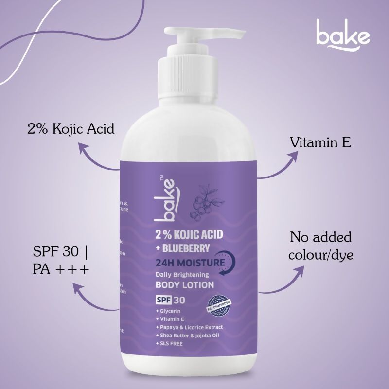 Bake 2% Kojic Acid Body Lotion SPF 30