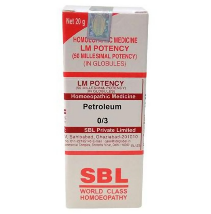 SBL Homeopathy Petroleum Globules TrueCure