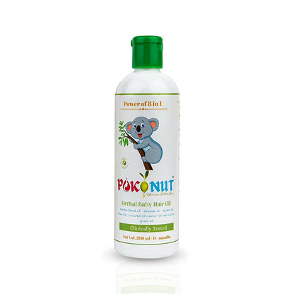 Pokonut Herbal Chemical Free Baby Hair Oil