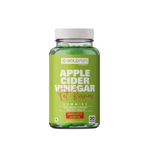 Boldpops Apple Cider Vinegar Fat Burner Gummies (Green Apple) -  USA 