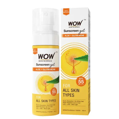 Wow Life Science Sunscreen Gel For All Skin Types