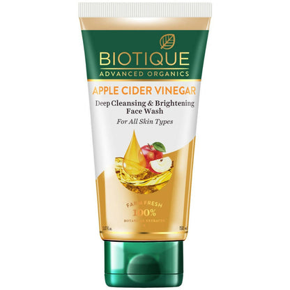 Biotique Apple Cider Vinegar Deep Cleansing & Brightening Face Wash TrueCure