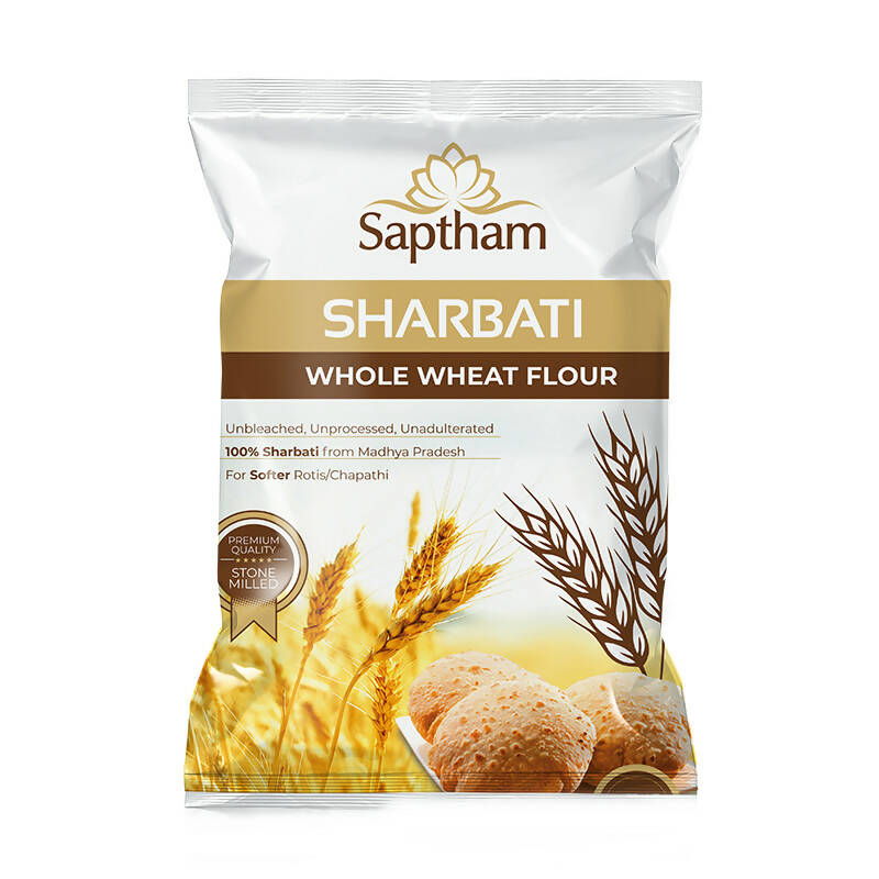 Saptham Sharbati Whole Wheat Flour TrueCure