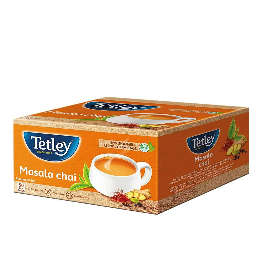 Tetley Masala Chai With Natural Flavour Black Tea Bags