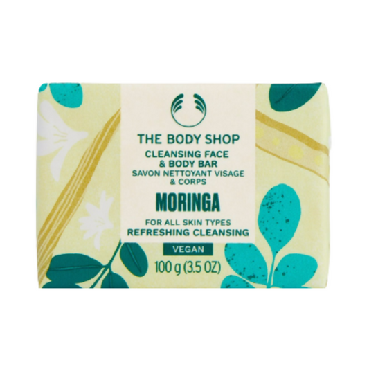 The Body Shop Moringa Cleansing Face & Body Bar TrueCure